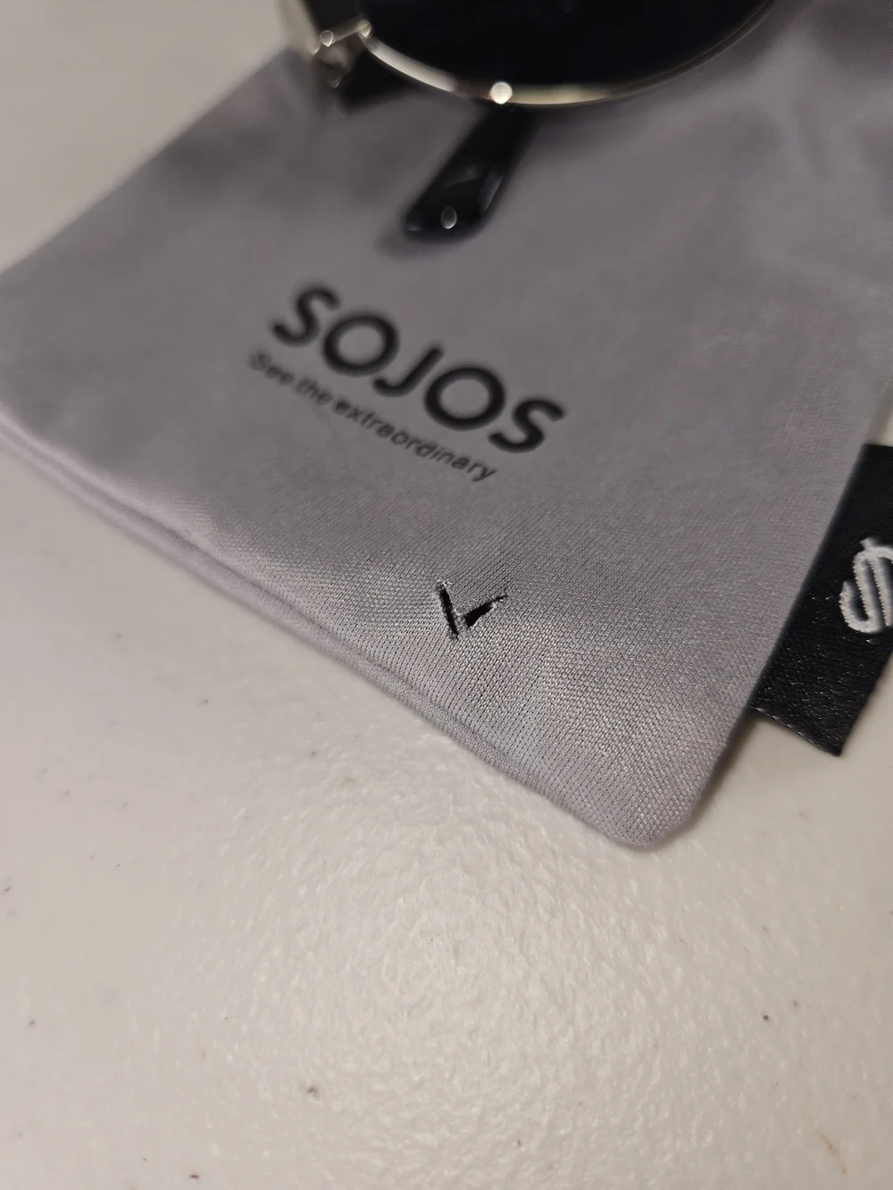 SOJOS UV400 Men's Oval Black Lens Sunglasses with Silver Frame
